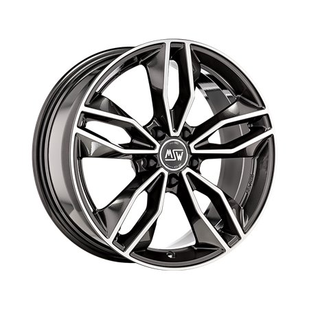 LLANTA OZ OMNIA 8x18 ET35 5x112 MATT BLACK KBA NAD