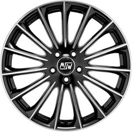 LLANTA MSW  30 8,5x19 ET 40  5x114 64,1 NEGRO BRILLANTE PULIDO