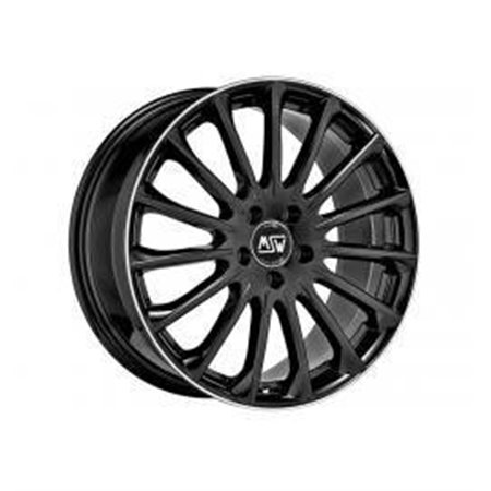 LLANTA OZ HYPER XT HLT 9x20 ET35 5x108 63,34 STAR GRAPHITE DIAMOND LIP