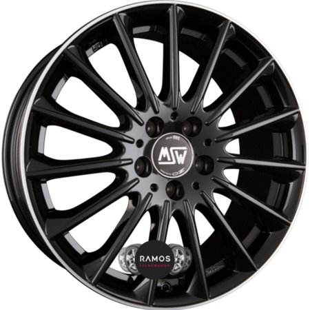 LLANTA OZ HYPER XT HLT 9x20 ET35 5x120 64,12 STAR GRAPHITE DIAMOND LIP