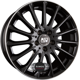 LLANTA OZ HYPER XT HLT 9x20 ET30 5x112 79 STAR GRAPHITE DIAMOND LIP