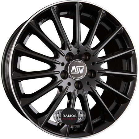 LLANTA OZ HYPER XT HLT 9x20 ET30 5x112 79 STAR GRAPHITE DIAMOND LIP