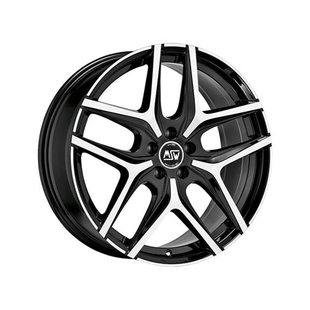 LLANTA FORD MSW 40 8x18 ET42 5x108 73 NEGRO PULIDO(GBFP)