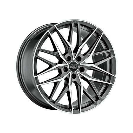 LLANTA HYPER XT HLT 9x21 5x112 ET 36 STAR GRAPHITE DIAMOND LIP