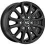 LLANTA RALLY RAID 8,5x18 6x114,30 ET 40 NEGRO MATE SILVER LETTERING