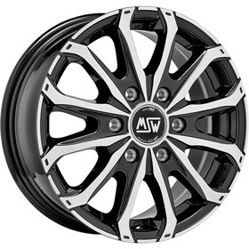 LLANTA RALLY RAID 8,5x18 6x135 ET 34 NEGRO MATE SILVER LETTERING