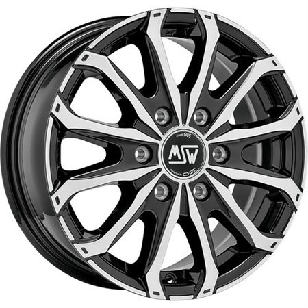 LLANTA RALLY RAID 8,5x18 6x135 ET 34 NEGRO MATE SILVER LETTERING