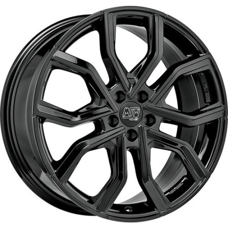 LLANTA OZ RACING SUPERTURISMO DAKAR 9X22 ET35 5X120 NEGRO MATE SILVER LETTERING
