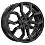 LLANTA OZ RACING SUPERTURISMO DAKAR 9,5X22 ET32 5X112 NEGRO MATE SILVER LETTERING