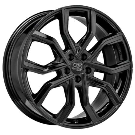 LLANTA OZ RACING SUPERTURISMO DAKAR 9,5X22 ET45 5X112 NEGRO MATE SILVER LETTERING