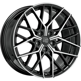 LLANTA OZ RACING SUPERTURISMO DAKAR 10X22 ET28 5X130 NEGRO MATE SILVER LETTERING
