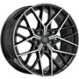 LLANTA OZ RACING SUPERTURISMO DAKAR 10X22 ET28 5X130 NEGRO MATE SILVER LETTERING