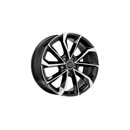 LLANTA MSW 42 8x19 5x108 ET 40 NEGRO BRILLANTE PULIDO