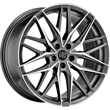 LLANTA OZ RACING MSW 77 5X14 ET45 4X100 GRIS