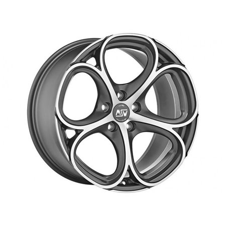 LLANTA MSW MSW 86 6.5x16 ET42 4x100 FULL SILVER KBA NAD