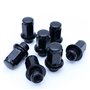 OMP SPEED JUEGO DE 24 TUERCAS M12X1.5 COMPATIBLE CON TOYOTA Y NISSAN LLAVE 21 COLOR NEGRO DIN 10.9