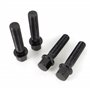 OMP SPEED JUEGO DE 4 TORNILLOS M14X1.5 PLANO LARGO 48MM LLAVE 17 COLOR NEGRO DIN 10.9