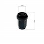 OMP SPEED JUEGO DE 20 TUERCAS DESPLAZANTES PARA LLANTAS M12X1.5 CONICO LARGO 33MM LLAVE 17/19 COLOR NEGRO DIN 10.9