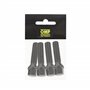 OMP SPEED JUEGO DE 4 TORNILLOS M14X1.25 CONICO LARGO 48MM LLAVE 17 COLOR NEGRO DIN 10.9
