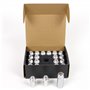 OMP SPEED JUEGO DE 20 TUERCAS DE ALUMINIO M12X1.5 LLAVE DE 19 LARGO 40MM COLOR PLATA DE ALUMINIO 7075