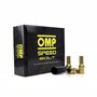 OMP SPEED JUEGO DE 20 TORNILLOS ACERO DE COLORES M14X1.25 LLAVE DE 17/19 LARGO 27MM COLOR AMARILLO Y MATERIAL DIN 10.9