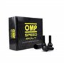 OMP SPEED JUEGO DE 20 TORNILLOS ACERO DE COLORES M14X1.5 LLAVE DE 17/19 LARGO 27MM COLOR NEGRO Y MATERIAL DIN 10.9