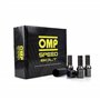 OMP SPEED JUEGO DE 20 TORNILLOS ACERO DE COLORES M14X1.5 LLAVE DE 17/19 LARGO 27MM COLOR GRIS Y MATERIAL DIN 10.9