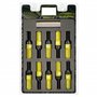 OMP SPEED JUEGO DE 20 TORNILLOS CON PROTECTOR DE ALUMINIO DE COLORES M14X1.25 LLAVE DE 17-19 LARGO 28MM CON PROTECTOR AMARILLO