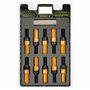 OMP SPEED JUEGO DE 20 TORNILLOS CON PROTECTOR DE ALUMINIO DE COLORES M14X1.25 LLAVE DE 17-19 LARGO 28MM CON PROTECTOR NARANJA