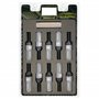 OMP SPEED JUEGO DE 20 TORNILLOS CON PROTECTOR DE ALUMINIO DE COLORES M12X1.5 LLAVE DE 17-19 LARGO 28MM CON PROTECTOR GRIS