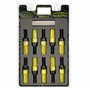 OMP SPEED JUEGO DE 20 TORNILLOS CON PROTECTOR DE ALUMINIO DE COLORES M12X1.5 LLAVE DE 17-19 LARGO 28MM CON PROTECTOR AMARILLO