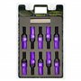 OMP SPEED JUEGO DE 20 TORNILLOS CON PROTECTOR DE ALUMINIO DE COLORES M12X1.5 LLAVE DE 17-19 LARGO 28MM CON PROTECTOR MORADO