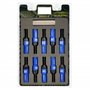 OMP SPEED JUEGO DE 20 TORNILLOS CON PROTECTOR DE ALUMINIO DE COLORES M14X1.5 LLAVE DE 17-19 LARGO 28MM CON PROTECTOR AZUL