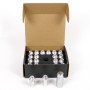 OMP SPEED JUEGO DE 20 TUERCAS DE ALUMINIO M12X1.25 LLAVE DE 19 LARGO 40MM COLOR PLATA DE ALUMINIO 7075