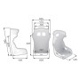 ASIENTO RACING OMP HTC EVO CARBONO - FIA 8855-2021 NEGRO