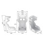 ASIENTO RACING OMP HTE EVO CARBONO - FIA 8855-2021 NEGRO