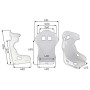 ASIENTO BAQUET FIA OMP HRC AIR XL