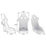 ASIENTO RACING OMP WRC FIA 8855-1999 NEGRO