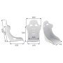 ASIENTO RT CARBON FIA 8855-1999 EN PIEL Y ALCANTARA NEGRO