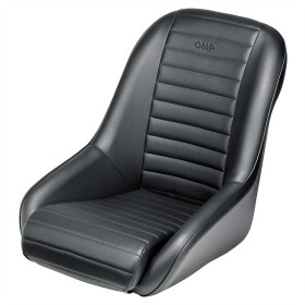 ASIENTO OMP VINTAGE SILVERSTONE NEGRO