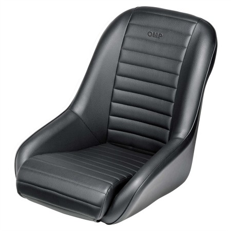 ASIENTO OMP VINTAGE SILVERSTONE NEGRO