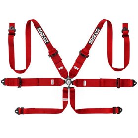 VOLANTE OMP CORSICA PIEL 350MM BRAZOS NEGRO - DETALLE ROJO