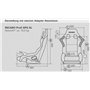ASIENTO RECARO (FIA) PROFI SPG XL - VELOUR ROJO PILOTO&COPILOTO