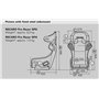 ASIENTO RECARO (FIA) PRO RACER SPA HANS XL - VELOUR NEGRO PILOTO&COPILOTO