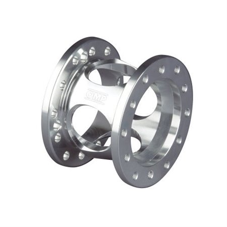 DISTANCIADOR DE VOLANTE OMP FIJO PLATA