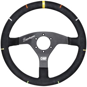 VOLANTE OMP RECCE ANTE 350MM  NEGRO + ANGULO DE GIRO