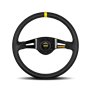 VOLANTE DEPORTIVO MOMO MOD.03 350MM PIEL NEGRA