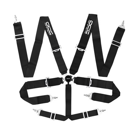 ARNÉS OCC 6 PUNTOS 3 PULGADAS NEGRO