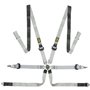 ARNES OMP 6 PUNTOS ONE-D 2" PULL UP - SIN MAGNESIO FIA 8853-2016 NEGRO / BLANCO