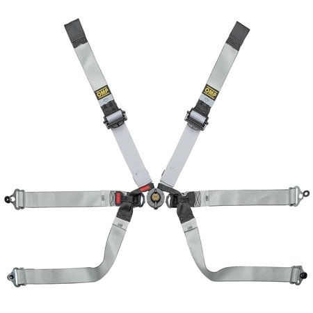 ARNES OMP 6 PUNTOS ONE-D 2" PARA FORMULA FIA 8853-2016 NEGRO/BLANCO